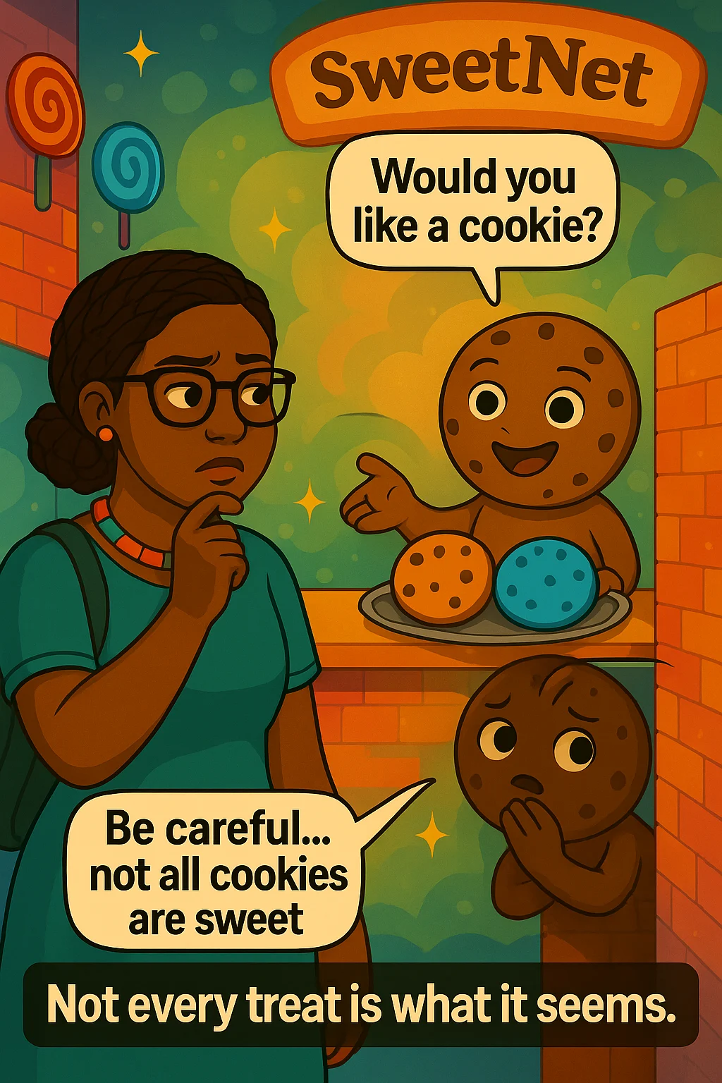 Cookie Monster: Privacy & SweetNet, panel 4 of 8