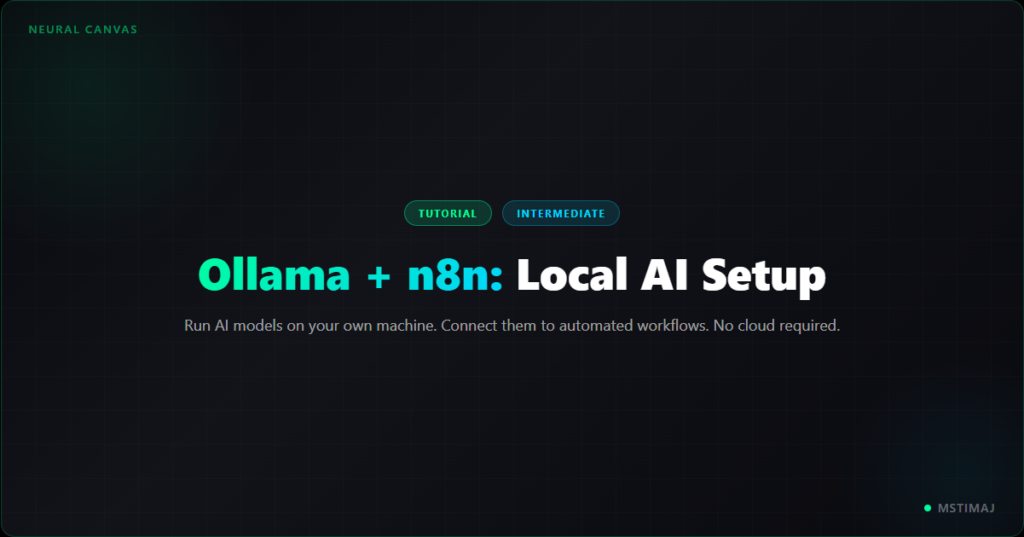 canvas-ollama-n8n-featured - MsTimaj AI Education Platform