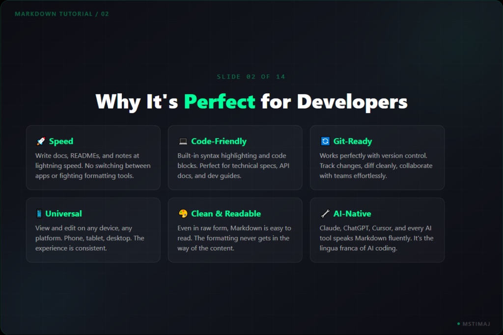 Why It's Perfect for Developers