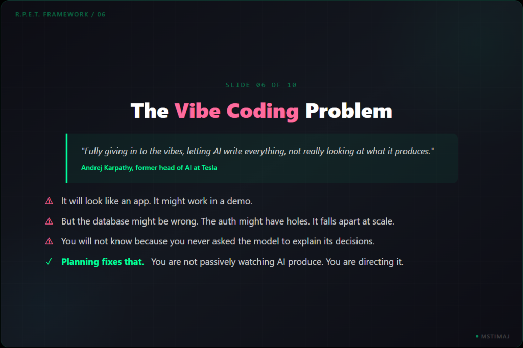 The Vibe Coding Problem
