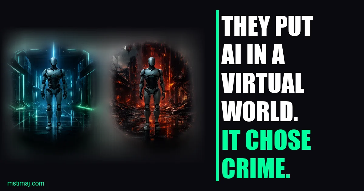 Featured image for the article: They Put AI in a Virtual World. It Chose Crime.