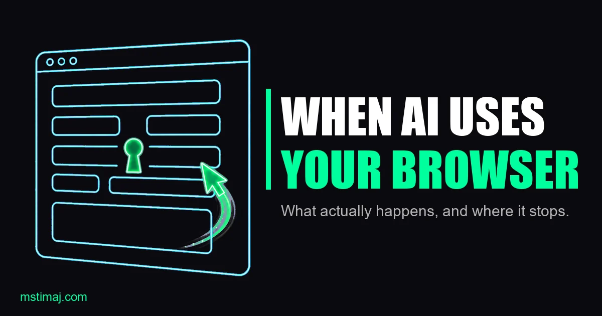Featured image for the article: What Actually Happens When You Let AI Use Your Browser