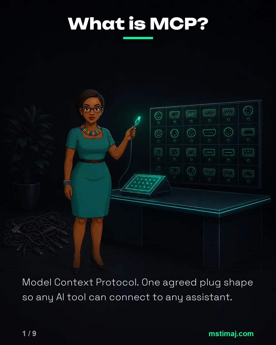 Featured image for the article: What Is MCP? The Universal Adapter for AI Tools