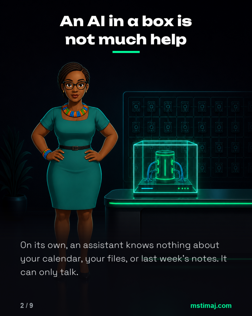 An AI in a box is not much help