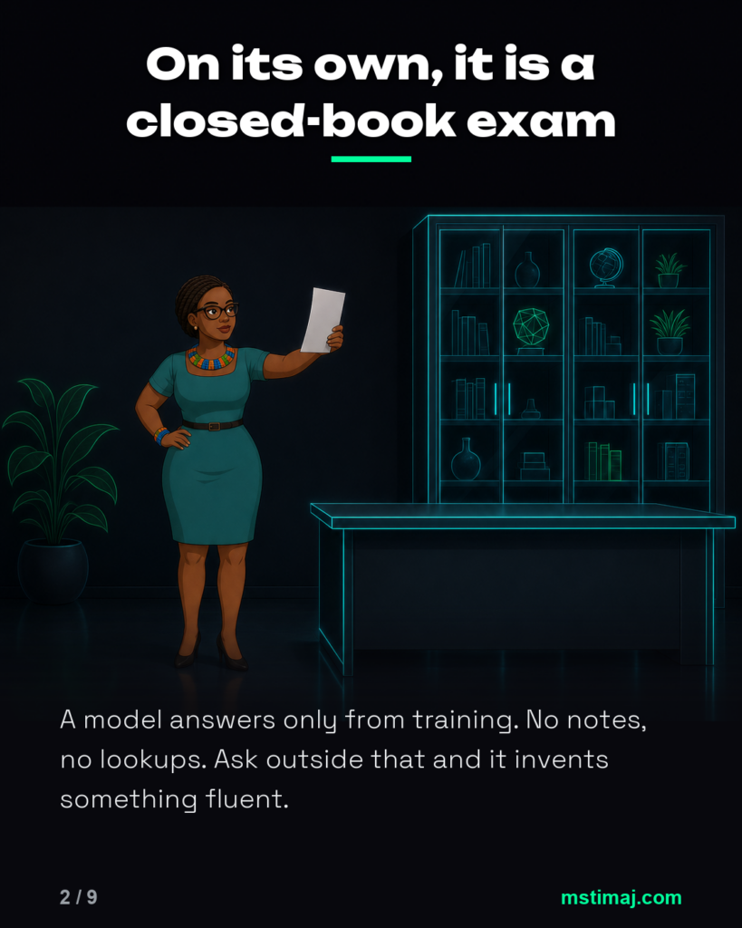 On its own, it is a closed-book exam