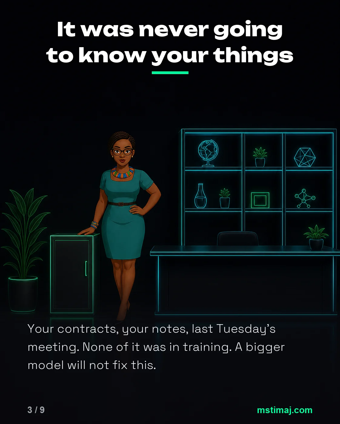 What Is RAG? Letting AI Take the Open-Book Exam, panel 3 of 9