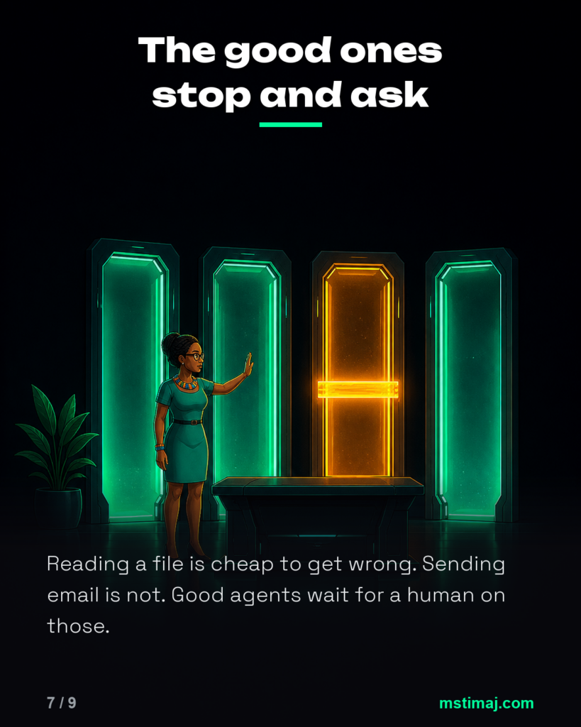 The good ones stop and ask