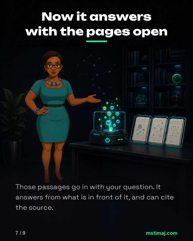 Now it answers with the pages open