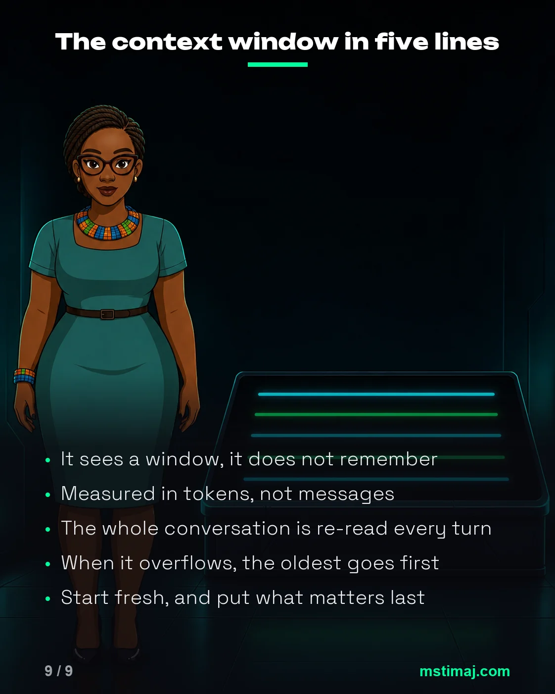 What Is a Context Window? Why Long Chats Start Forgetting, panel 9 of 9