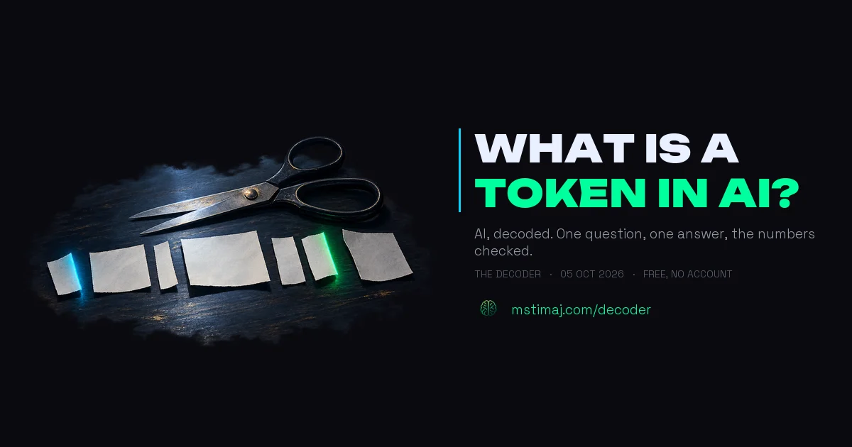 Featured image for the article: What is a token in AI?