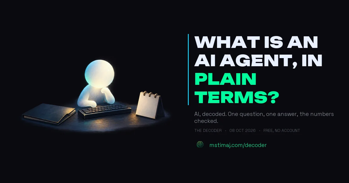Featured image for the article: What is an AI agent, in plain terms?